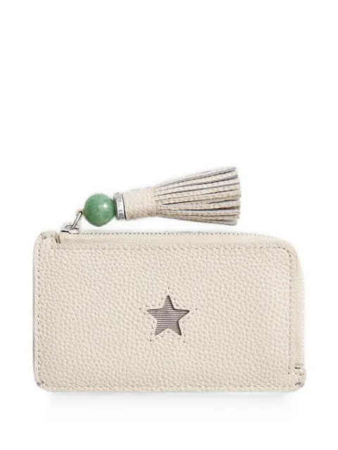 Shanghai Tang Tang star zip-fastening cardholder White Z5ALW480VW