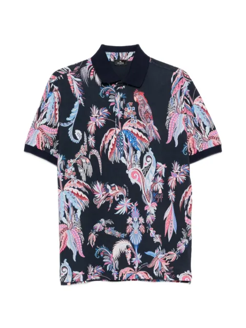 ETRO short-sleeves polo shirt Blue MRMD0004AK13W