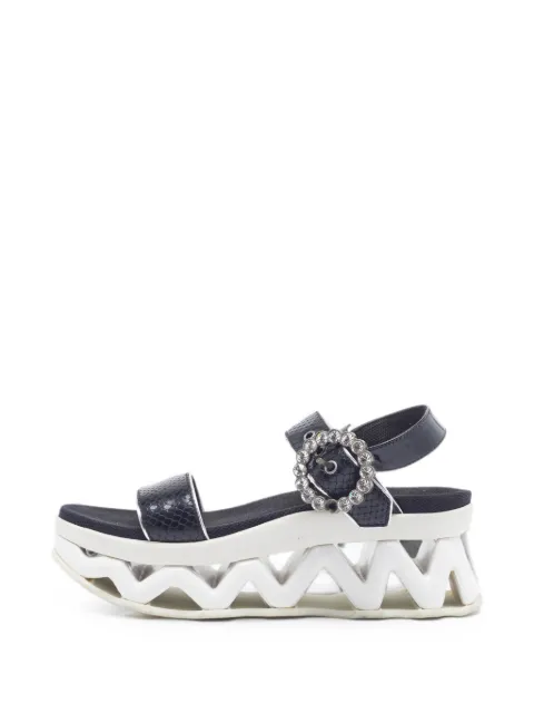 Marc By Marc Jacobs crystal-embellished sandals Black 1319085