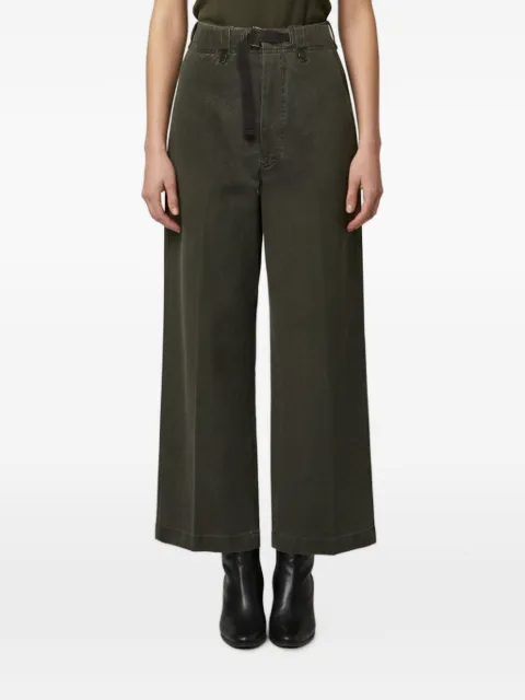 Dries Van Noten Pre-Owned belted straight-leg jeans Grey 1364388