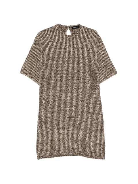 Fabiana Filippi sequin-embellished bouclé mini dress Brown ABD216F134M257