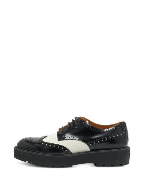 Christian Dior Pre-Owned Teddy-D perforated Derby shoes Black 1363985