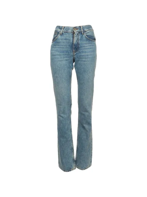 The Attico five-pocket straight-fit jeans Blue 1364632