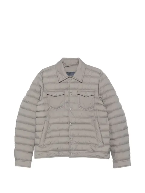 Herno quilted press-stud jacket Grey PC0006ULE12456Z
