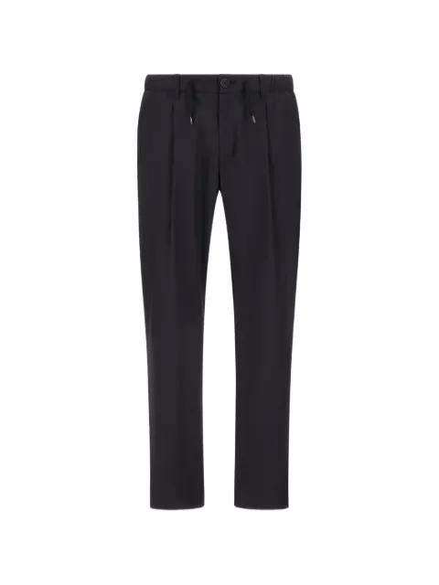 Herno drawstring pleated trousers Blue PT000166U13164Z