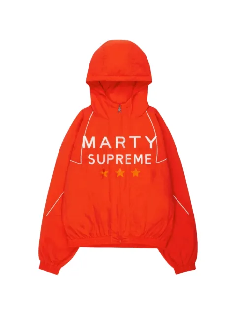 Nahmias x Marty Supreme star-print sport jacket Orange NAH002