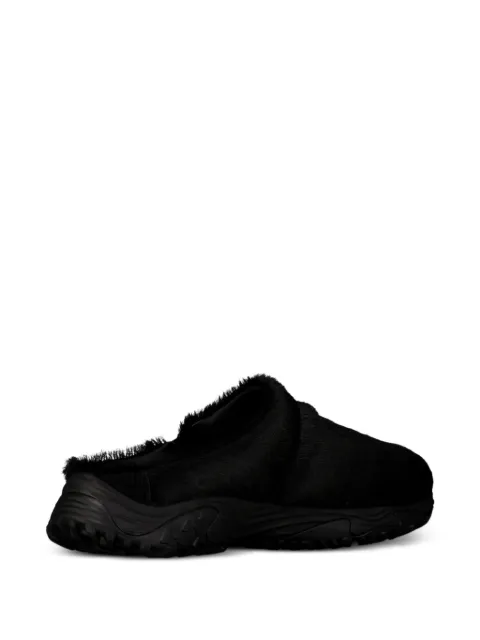 Clarks pony hair-effect Clog 1 shoes Black 26180939