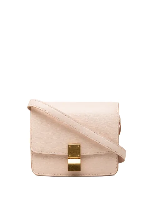 Celine Pre-Owned 2010-2026 Small Calfskin Classic Box crossbody bag Brown NAGT0P5ECPZA0J30