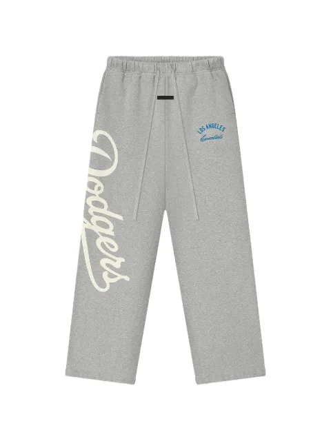 FEAR OF GOD ESSENTIALS Dodgers logo-print track pants Grey 130ML254609F