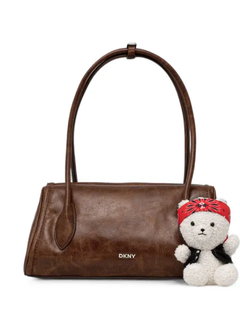 DKNY Amelie bear-charm tote bag Brown R62DZQ90