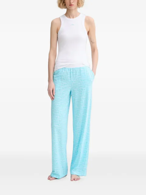 DKNY logo-print pajamas Blue YI90112