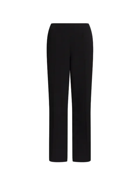 Alberta Ferretti pressed-crease straight-leg trousers Black AEF262M03075127