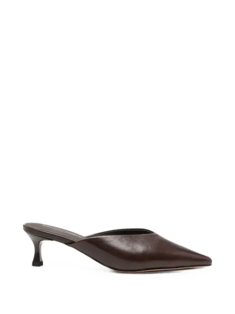 ADRIANNA FERETTI pointed-toe mules Brown 604026108
