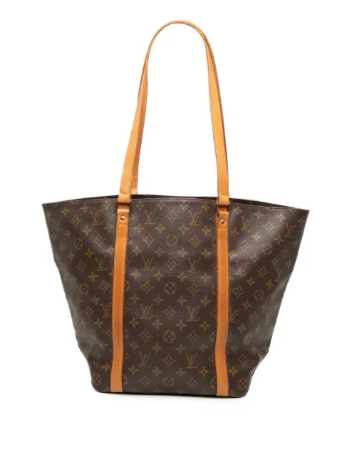 Louis Vuitton Pre-Owned 1990 Monogram Sac Shopping tote bag Brown A7D75KVAU7TPNMDG