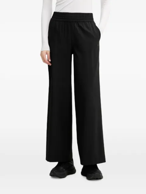 DKNY high-rise wide-leg trousers Black DP5P3686