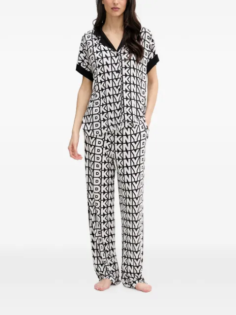 DKNY logo-print pajamas White YI80107