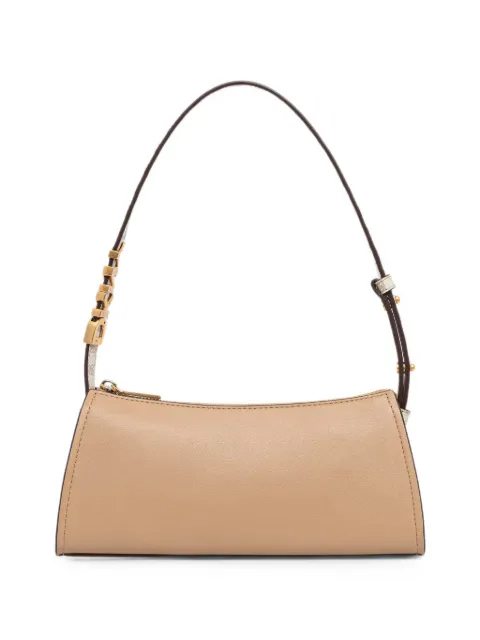 DKNY Avril logo-plaque shoulder bag Neutrals R6236G57