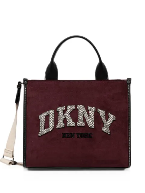 DKNY Hadlee logo-patch tote bag Red R62AMR57