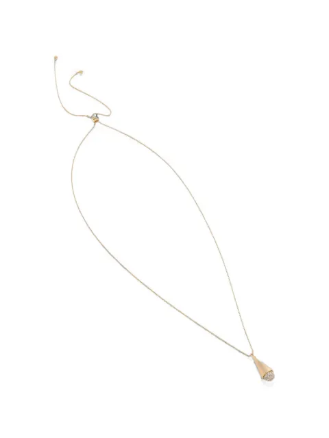 DKNY crystal-embellished drop necklace Gold 04N00367
