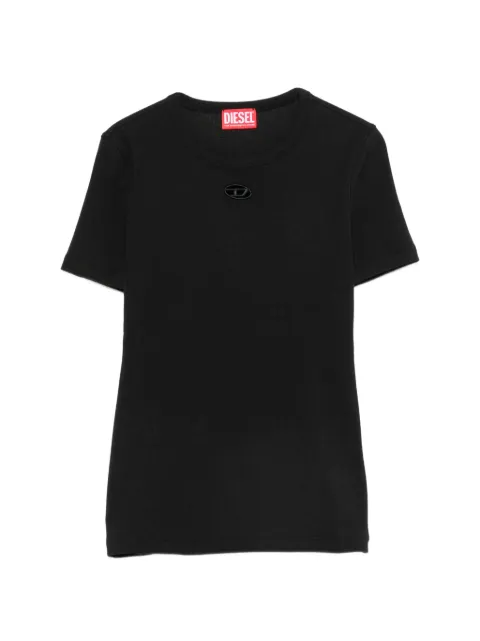 Diesel logo-plaque T-shirt Black A217230EJAI