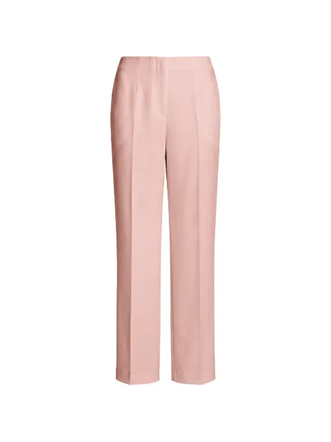 Alberta Ferretti pressed-crease straight-leg trousers Pink AEF262M03075127
