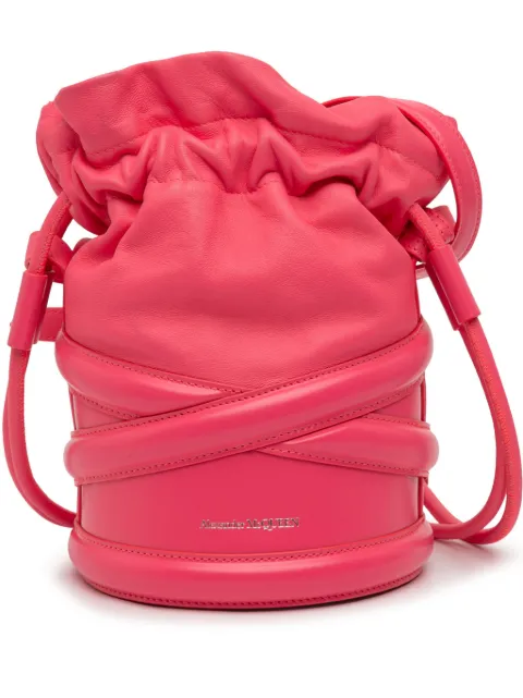 Alexander McQueen Pre-Owned 2010-2026 Calfskin The Soft Curve bucket bag Pink 08D88NTIIGHURP13
