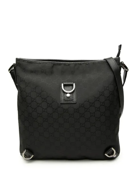 Gucci Pre-Owned 2000-2015 GG Nylon Abbey D Ring crossbody bag Black ZIV6WGVS6OW4CU4C