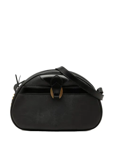 Christian Dior Pre-Owned 20th Century Oblique Trotter Coated Canvas crossbody bag Black YUL8MSAM230S0AI3