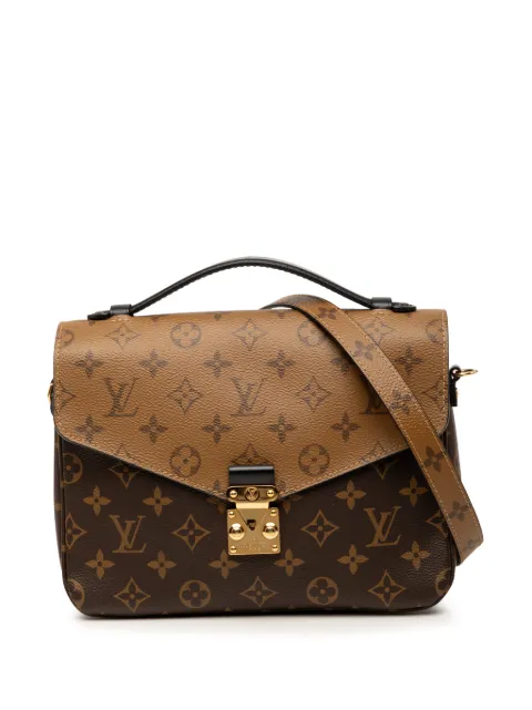 Louis Vuitton Pre-Owned 2019 Monogram Reverse Pochette Metis satchel Brown KIZ3OODU9ZJBQ8KG