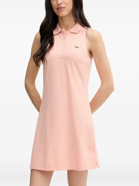 Lacoste sleeveless mini polo dress Pink EF1452
