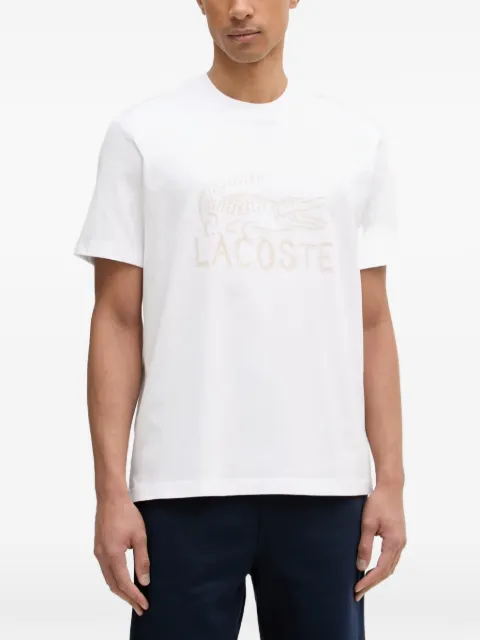 Lacoste logo-print cotton T-shirt White TH1427