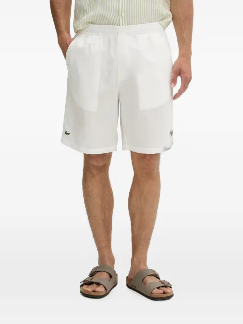 Lacoste elasticated-waist shorts White GH0373