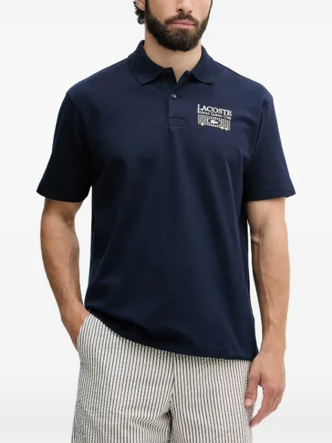 Lacoste Roland-Garros Club cotton polo shirt Blue PH0379