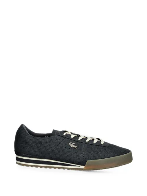 Lacoste Aura perforated logo-plaque sneakers Grey 51SMA0131