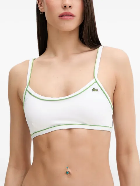 Lacoste jersey swim top White MF9828
