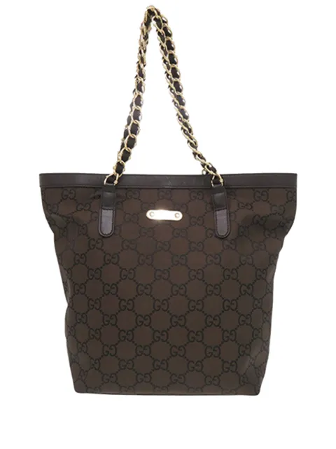 Gucci Pre-Owned 2000-2015 GG Nylon Capri tote bag Brown E511QUG411LGOY2Q