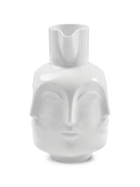 Jonathan Adler face-embossed pitcher White 34760