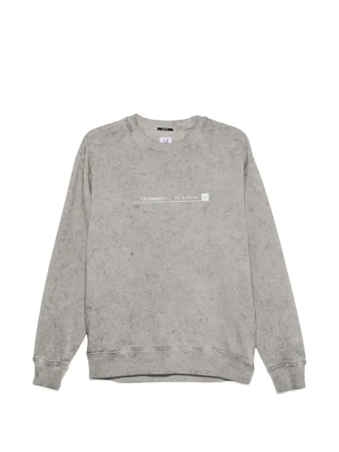 C.P. Company logo-motif sweatshirt Grey 21CMSS175A006453SR90