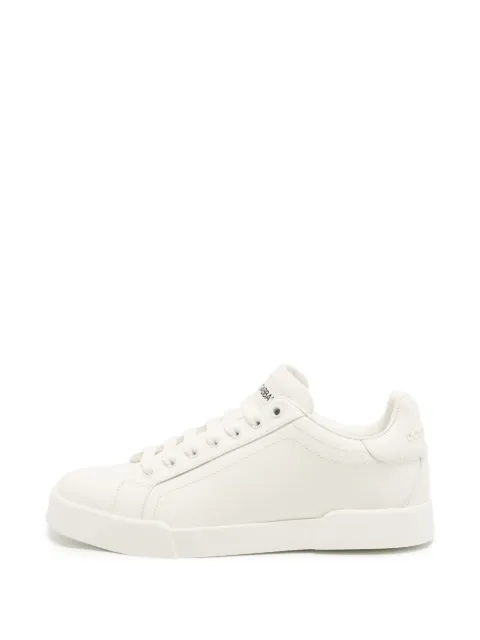 Dolce & Gabbana Pre-Owned Portofino lace-up sneakers White 1363838