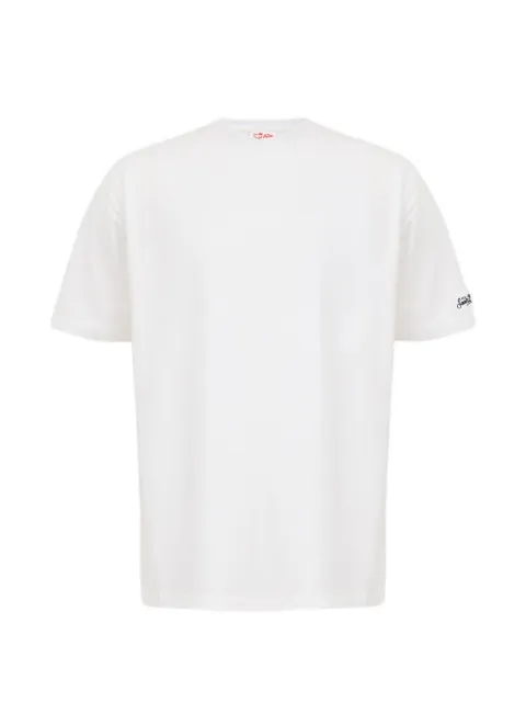 MC2 Saint Barth Dover logo-embroidered T-shirt White DOV0001