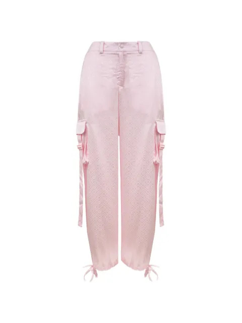Casablanca patterned cargo pants Pink WSS26TR42801