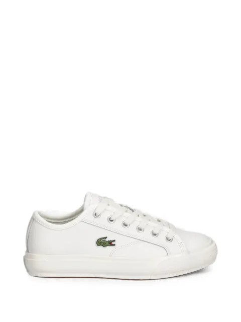 Lacoste Backcourt logo-patch lace-up sneakers White 48CFA0001