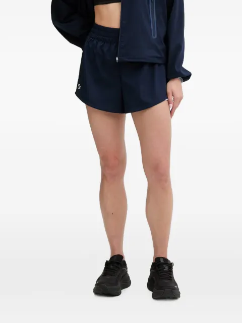 Lacoste logo-patch elasticated-waist shorts Blue GF9972