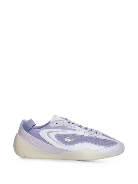 Lacoste logo-plaque panelled sneakers Purple 50SFA0212