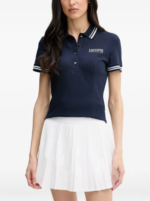 Lacoste Roland-Garros striped polo shirt Blue PF0582