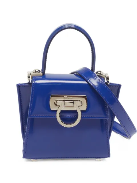 Ferragamo Pre-Owned XS Gancini Iconic tote bag Blue 1365289
