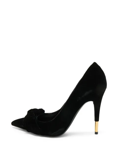 Tom Ford Vintage bow pointed-toe pumps Black 1363670