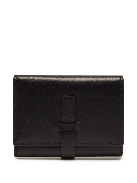 Gucci Pre-Owned flap trifold wallet Black 1365324