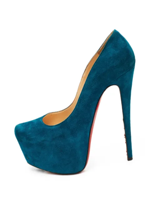 Christian Louboutin Pre-Owned Daffodile platform pumps Blue 1363865