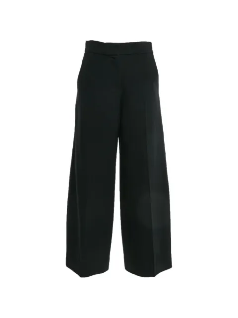 Sonia Rykiel Pre-Owned crepe wide-leg trousers Black 1318508